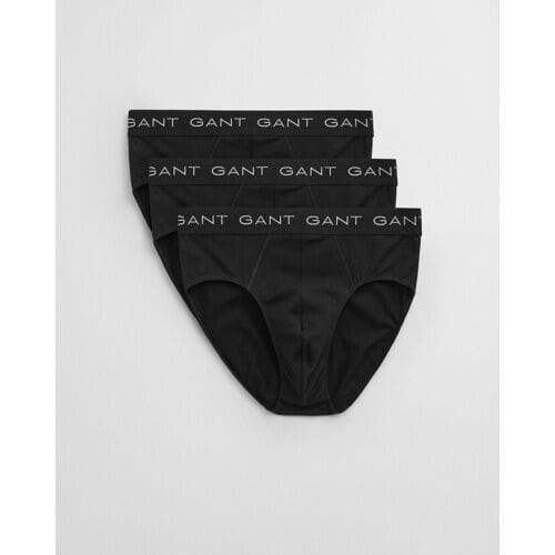 Gant Ondermode Uni Color Brief 3Pack Zwart / male
