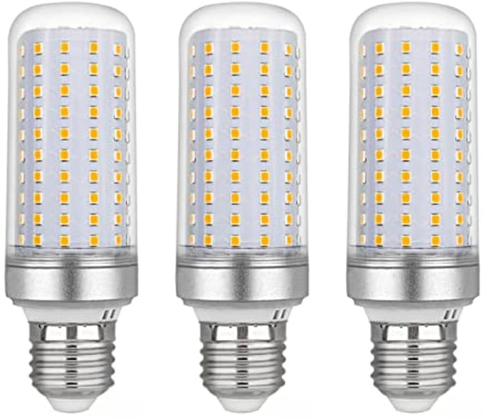 3x LED Maïslamp E27 20W Warm Wit 3000K Non-Dimmable 2200LM voor Huisverlichting