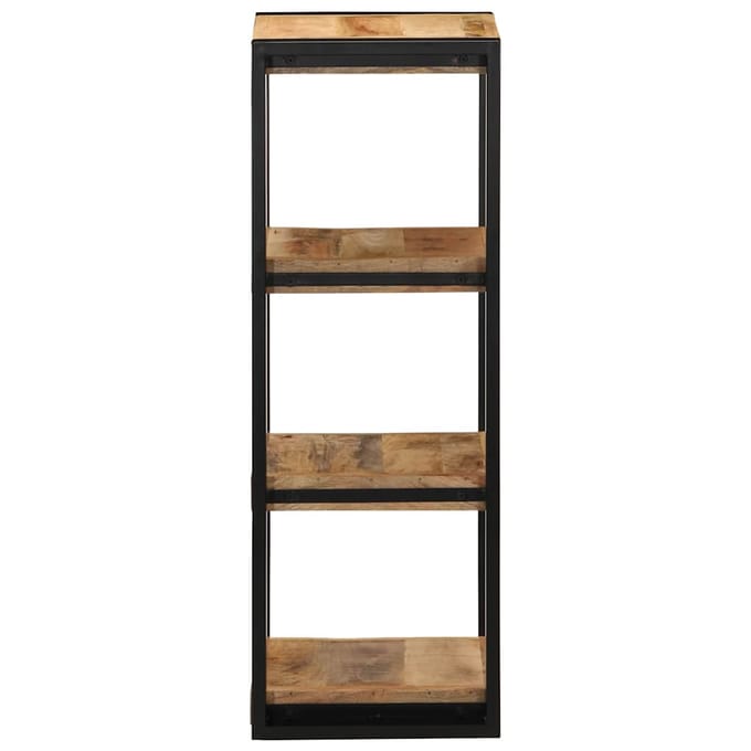 vidaXL - Wandschap - 35x35x100 - cm - massief - ruw - mangohout