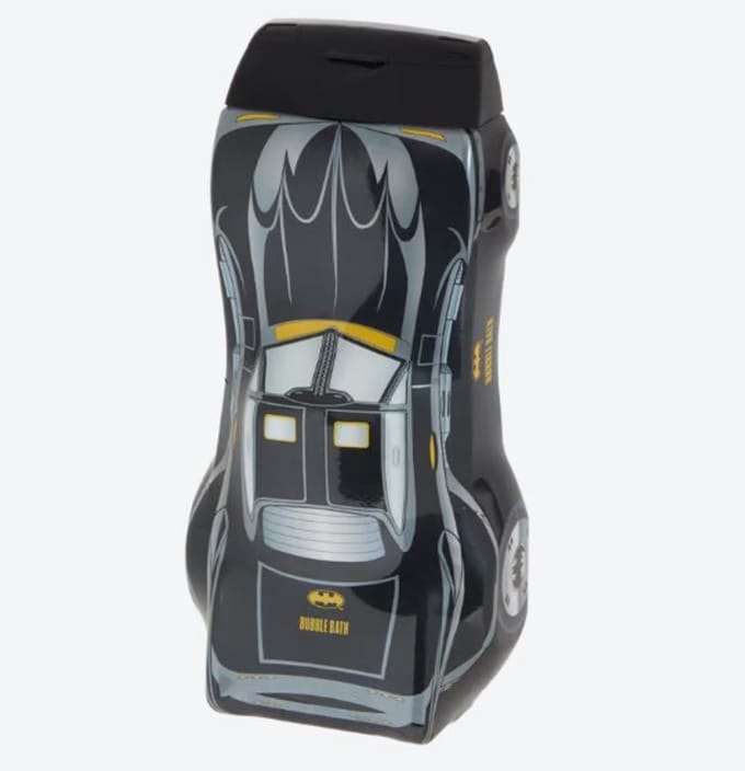 BADSCHUIM IN RACEWAGEN BATMAN ZWARTE AUTO JONGENS 300 ML