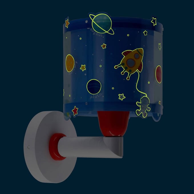Dalber Planet wandlamp voor kinderen met stekker