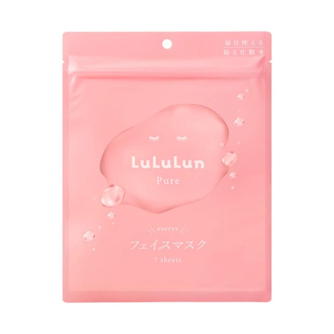 LuLuLun - Pure Everys Face Mask 7 pcs