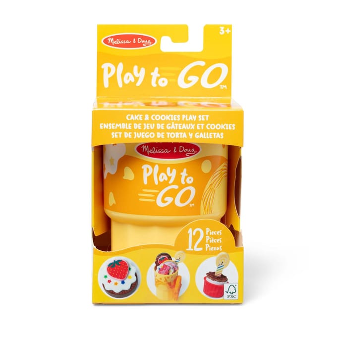 Melissa & Doug - Cake & Koekjes Speelset voor Onderweg - Houten Speelgoed