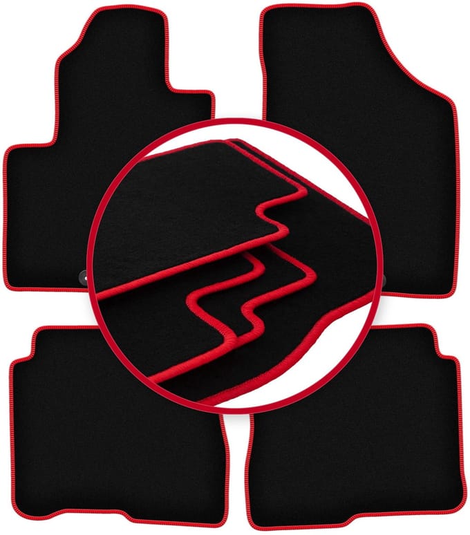 CARLUX-RED automatten voor: Hyundai SantaFe II SUV (2006-2012)