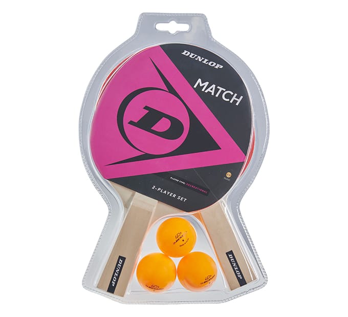 Dunlop - Tafeltennisbal -  DUNLOP MATCH 2 PLAYER SET