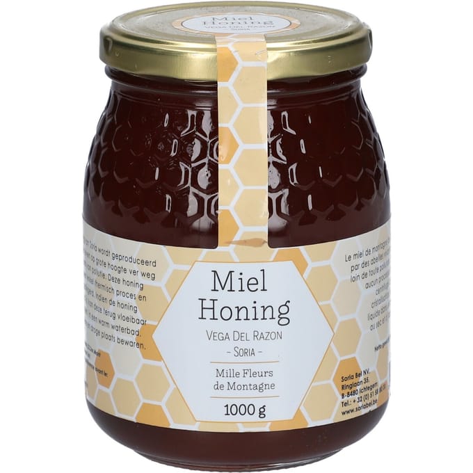 Soria Natural Berghoning miel aromatica 1 Kilogram