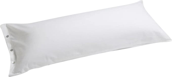 Yumeko kussensloop flanel wit 40x80 - Biologisch & ecologisch - 1 stuk