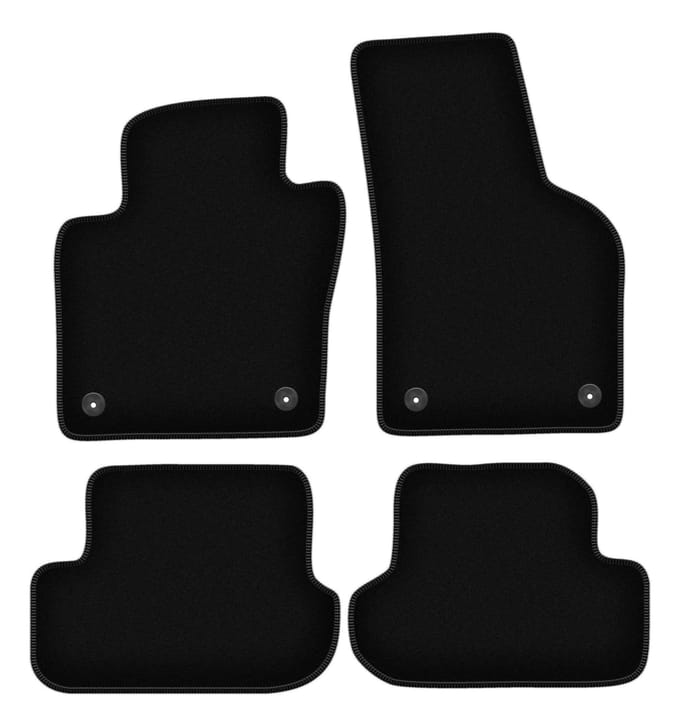 BASIC zwarte veloursmatten voor: Volkswagen Kever cabrio, coupé (2012-2019)