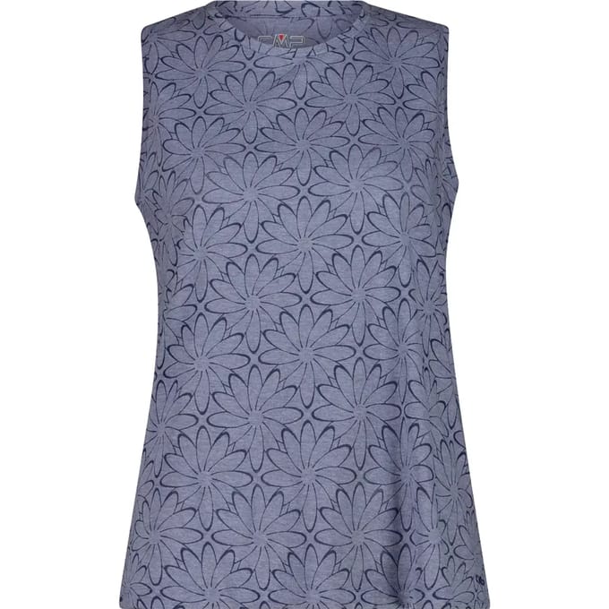 Verbleken jersey top met bloemenprint dames CMP