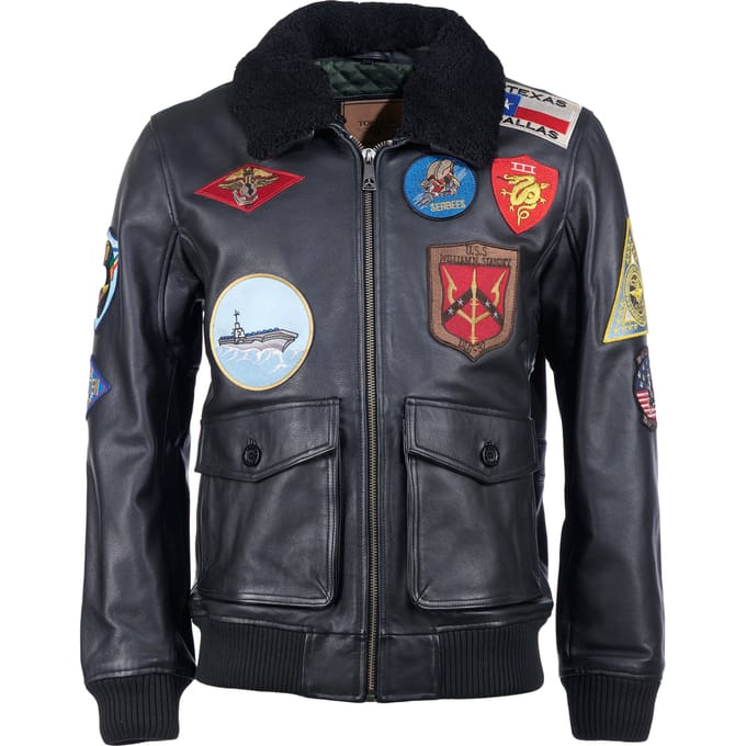 Top Gun leren jas TG20201007