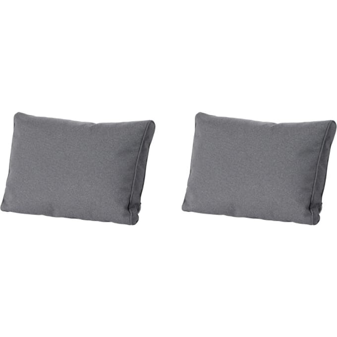 Madison - Lounge Profi-Line Manchester grey - Ca. 43x73 cm - Set van 2