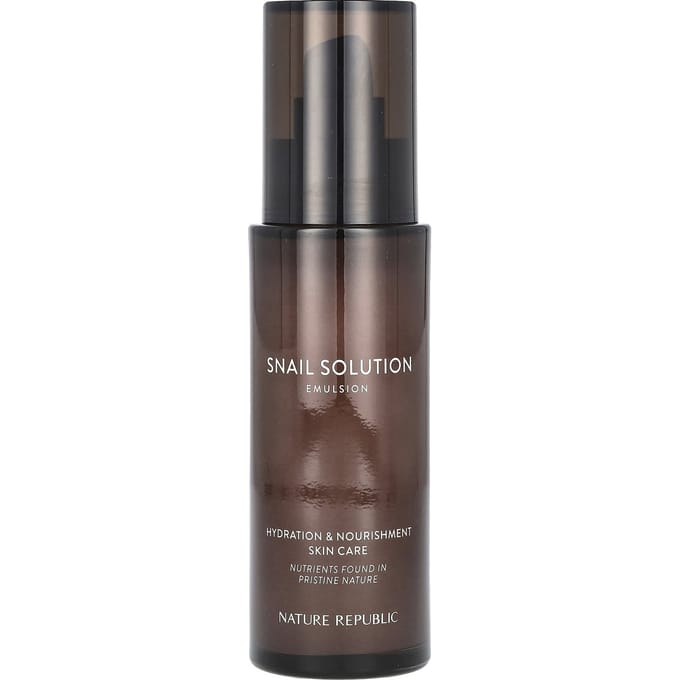 Nature Republic, Snail Solution, Emulsie, 4,05 fl oz (120 ml) gray