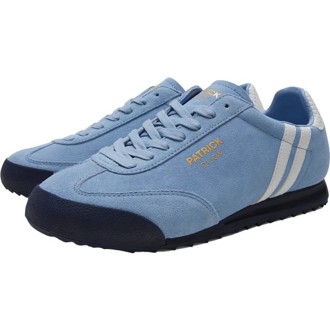 Patrick Mens Dijon Suède Hardloopschoenen (Lichtblauw/Wit/Navy)