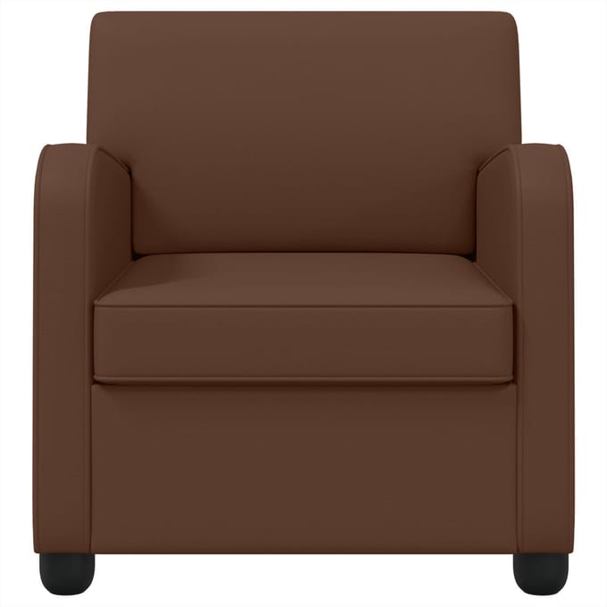 vidaXL - Fauteuil - Bruin - Kunstleer