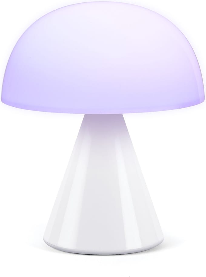 Lexon Mina M oplaadbaar ledlamp Medium - Glossy White