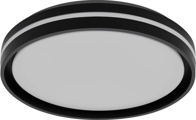 OSRAM Orbis Noemi LED Plafondlamp 390mm, Zwart, 3000K warm wit, 3-staps dimbaar, Click-DIM, IP20