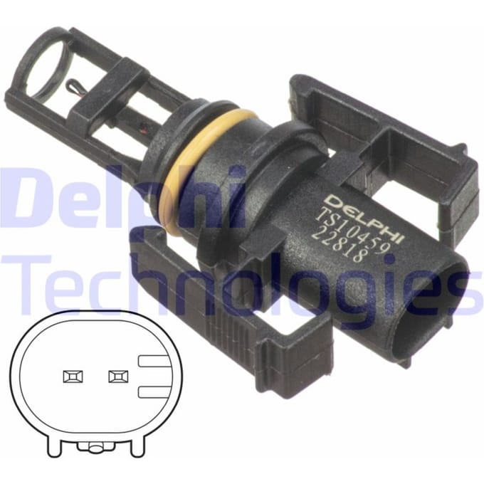 Sensor, inlaatluchttemperatuur DELPHI TS10459