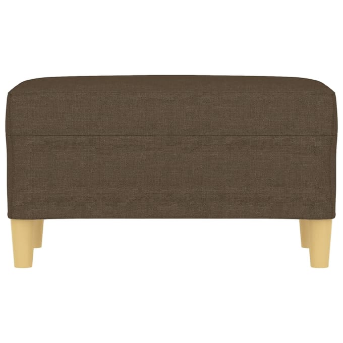vidaXL - Bankje - 70x35x41 - cm - stof - bruin