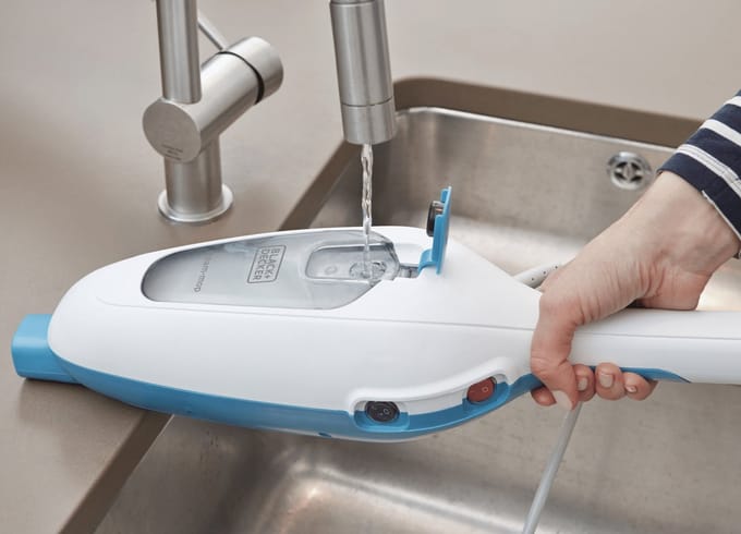 Black+Decker FSM13E1-QS - Stoommop - 1300W - Wit