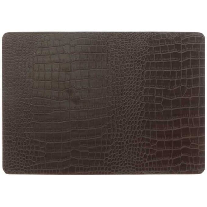 Unique Living | Placemat Bodil | Rechthoekig | Polyester | Donkerbruin | 30x43cm