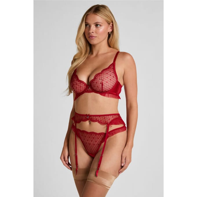Hunkemöller Jarretelgordel Cordelie Rood