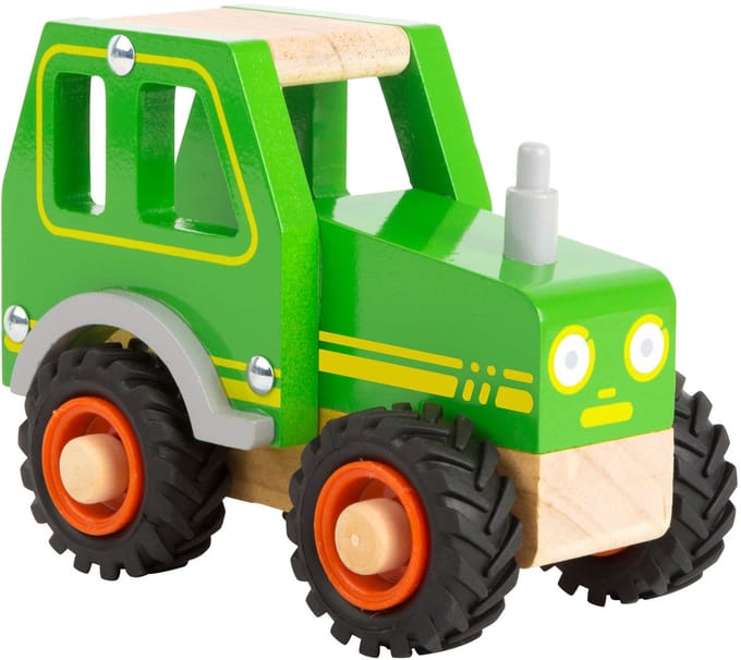 Small Foot - Wooden Tractor Green