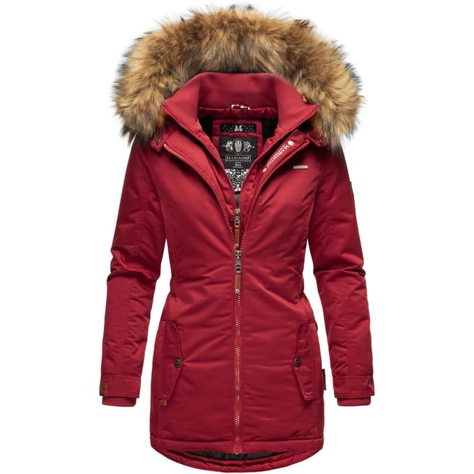 Marikoo dames winterjas – Sanakoo, warm met afneembare bontkraag