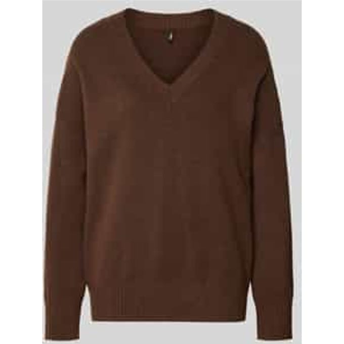 Regular fit gebreide pullover met wol, model 'MARI'
