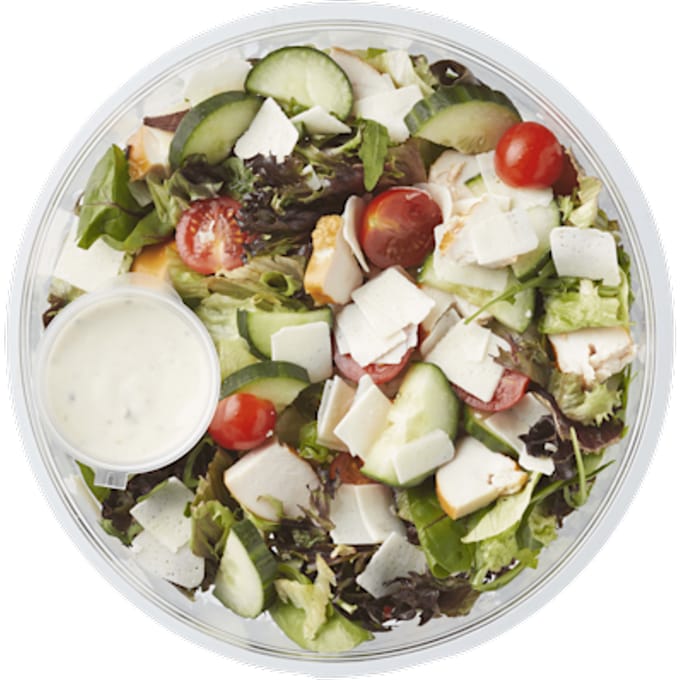 Lunchsalade gerookte kip truffelmayo