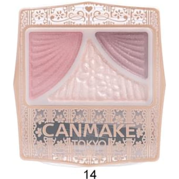 Canmake - Juicy Pure Eyes Shadow 14 Tender Flower