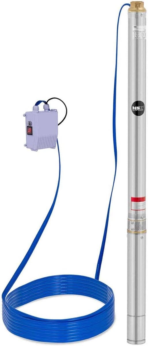 Krachtige Dompelpomp voor Diepe Bronnen - 3800 l/u - RVS