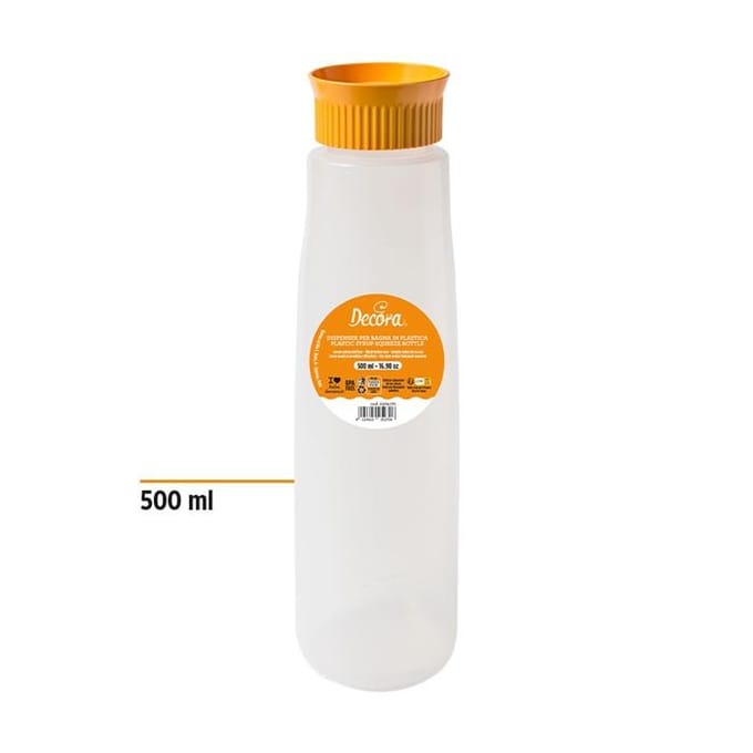 Decora Plastic Siroop Knijpfles 500ml