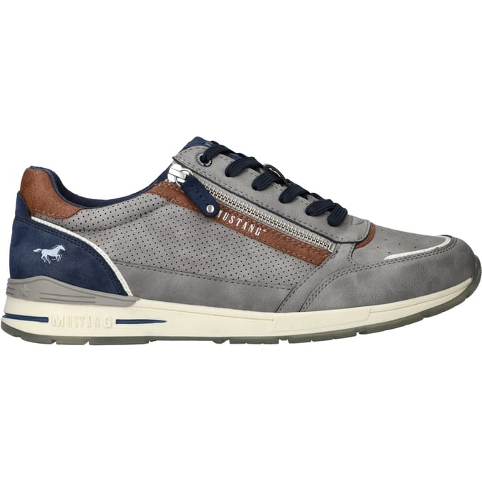 Mustang Sneakers grijs Synthetisch - Maat 44