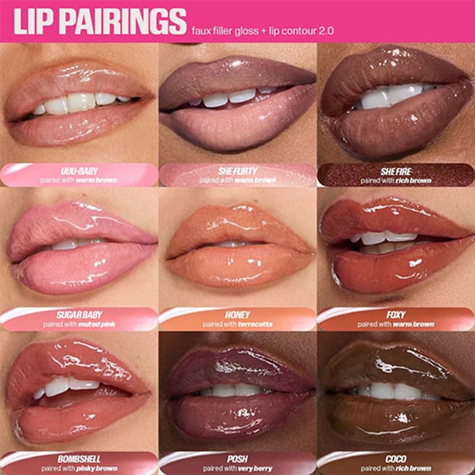 Huda Beauty Extra Shine Lip Gloss Huda Beauty - Faux Filler Extra Shine Lip Gloss FOXY