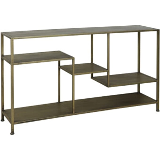 Light & Living Wandkast Yvana - Antiek Goud - 141x37x81cm