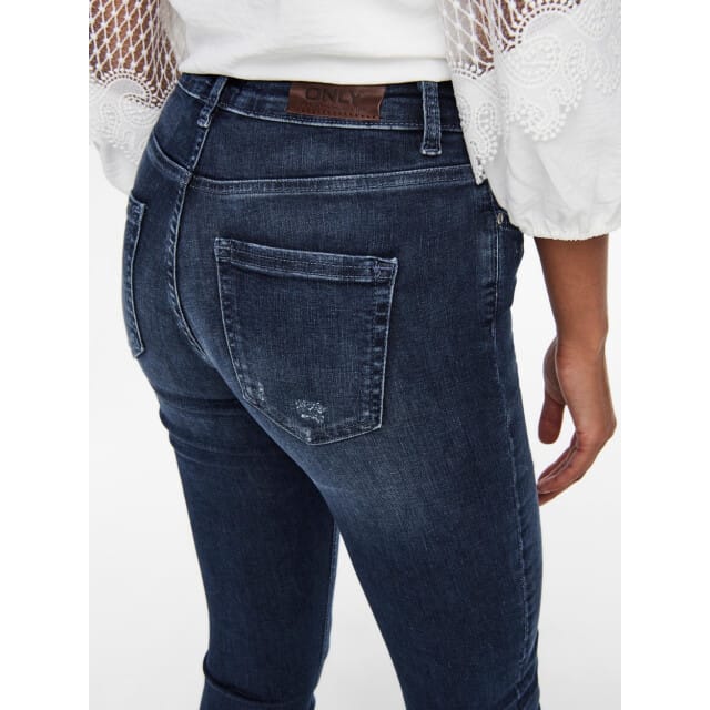 ONLY ONLBLUSH LIFE MID SK ANK RAW REA811 Dames Jeans - Maat XS x L32