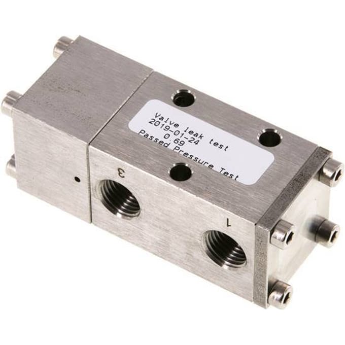 3/2 G1/4 '' (G1/8 '') Universeel Luchtgestuurd Ventiel RVS -0.95-12bar/-13.2-168psi