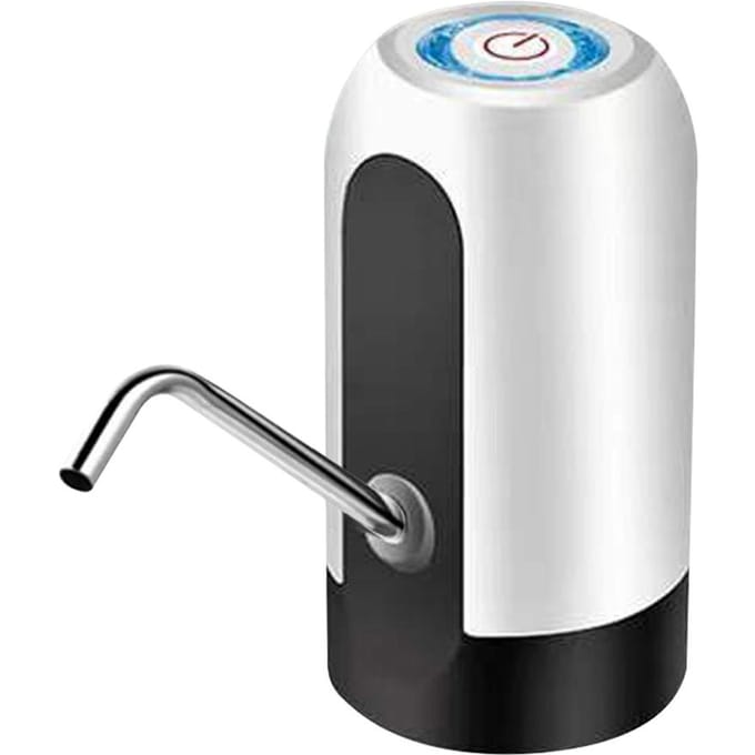 Elektrische draagbare waterdispenserpomp USB oplaadbare waterpomp automatische schakelaar drinkdispenser wit
