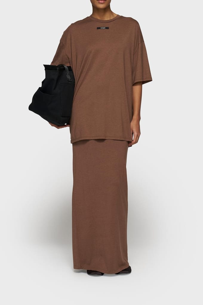 10DAYS Long Skirt Truffle Größe: S | Maxiröcke Outlet | Damen