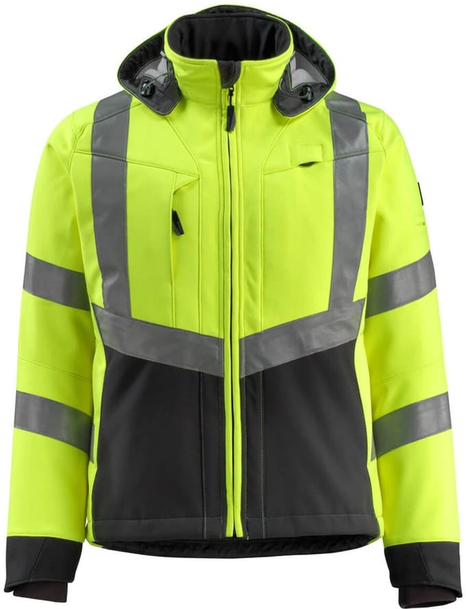 Mascot Safe Supreme Softshell jas 15502-246 - Hi-Vis geel/zwart - M