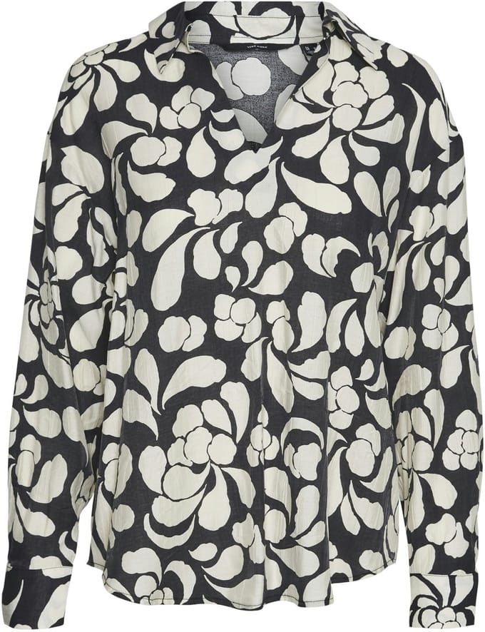 VERO MODA - VMMAJA FI LS OVERSIZE TOP WVN - Dames - Blouses