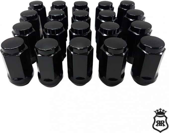 XR-Import Dichte Moeren 9/16 UNF Zwart 45mm / 9 - 16 unf moeren