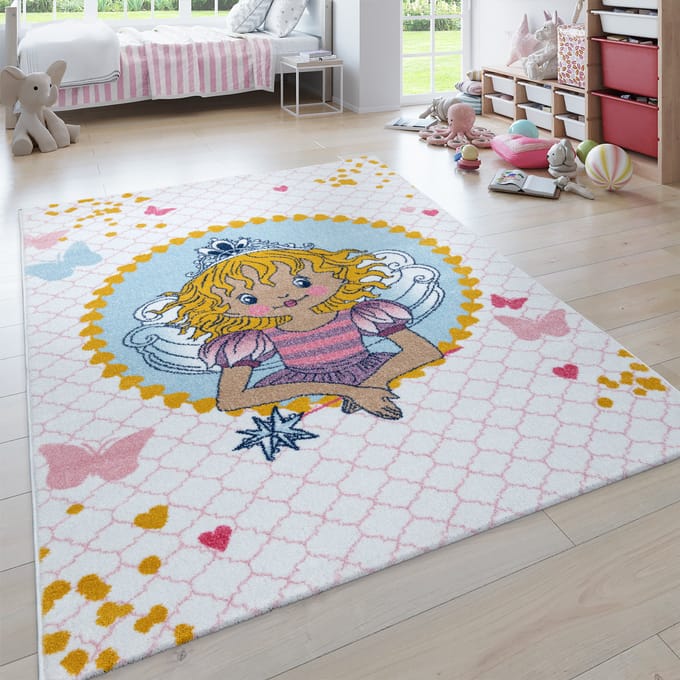 Kindertapijt Prinzessin lillifee beige 80x150 cm