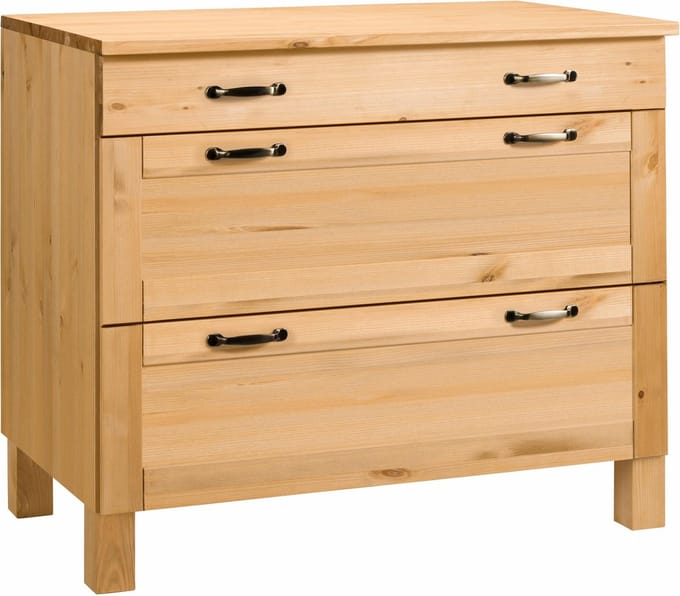 Alby-Opbergkast - 3-laden - Grenen