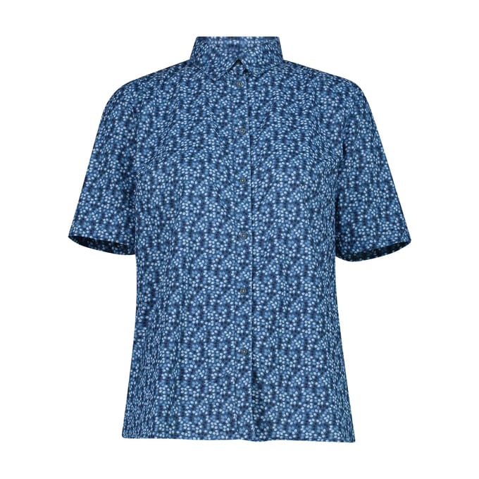 Stretch T-Shirt Met Volledige Print En 3/4 Mouwen Dames CMP