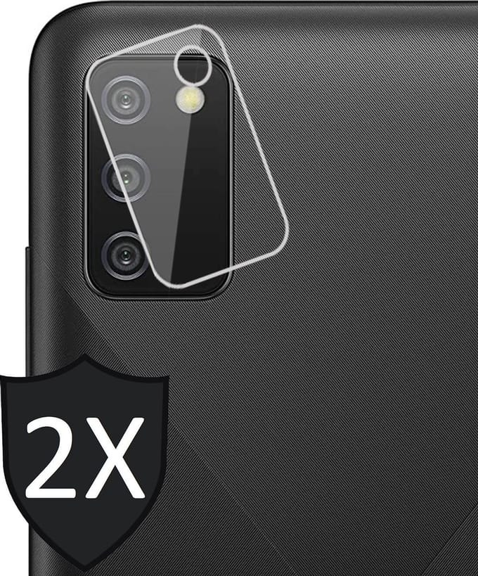 Camera Screenprotector geschikt voor Samsung A02s - 2x Screen Protector Glas
