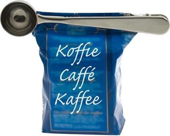 "Koffiedoseerder, met zakknijper"