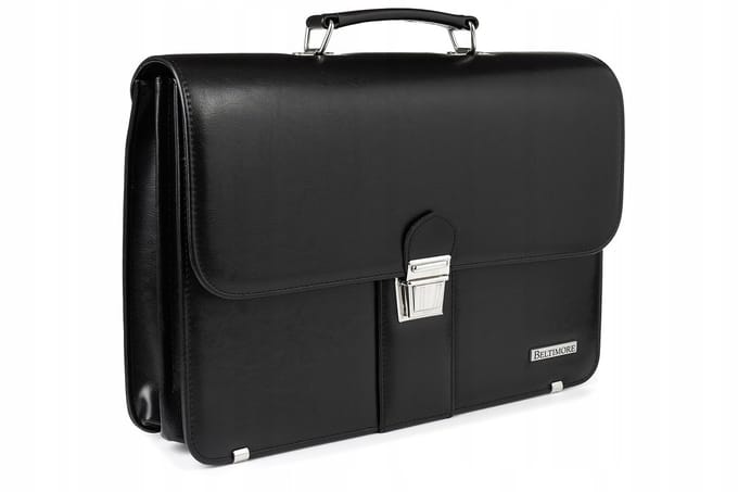 Beltimore heren aktetas elegante ruime tas
