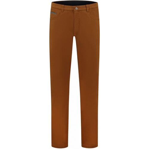 Com4 Broek Swing Front Cotton Trousers Oker / male