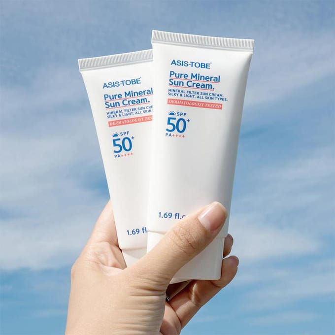 [ASIS-TOBE] Pure Minerale Zonnecrème SPF 50+ PA++++ 50ml white